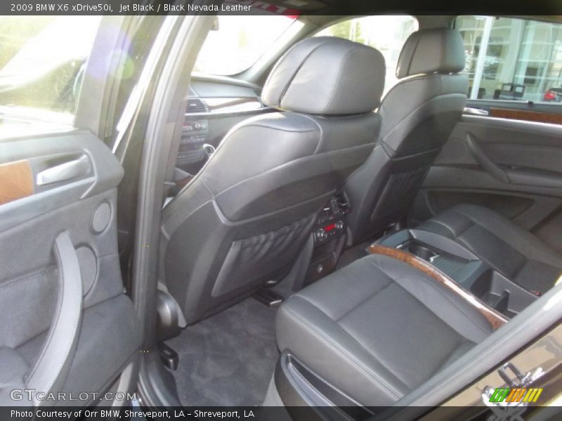 Jet Black / Black Nevada Leather 2009 BMW X6 xDrive50i