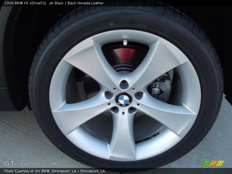 Jet Black / Black Nevada Leather 2009 BMW X6 xDrive50i