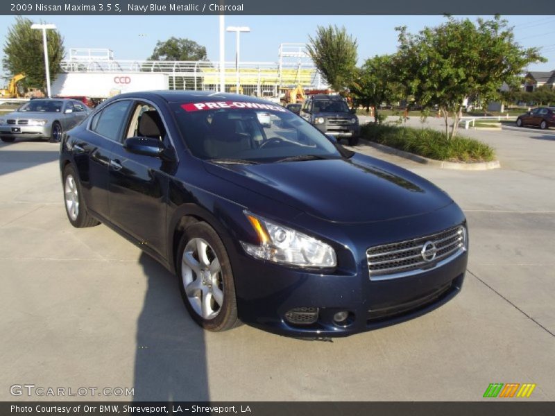 Navy Blue Metallic / Charcoal 2009 Nissan Maxima 3.5 S