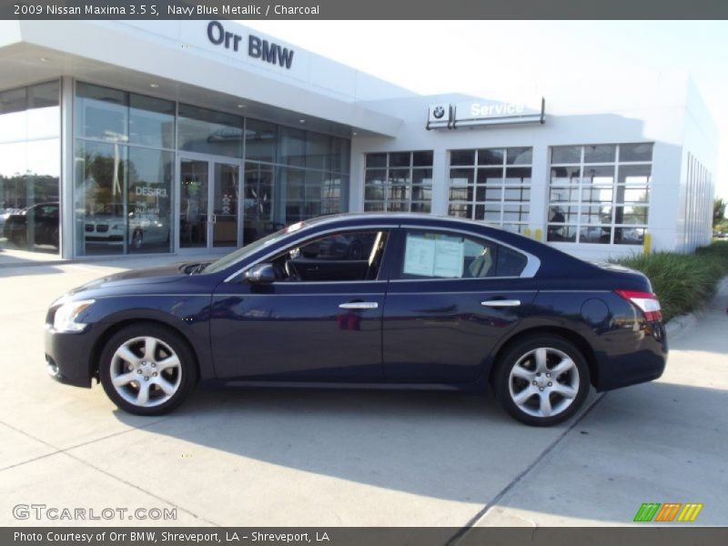 Navy Blue Metallic / Charcoal 2009 Nissan Maxima 3.5 S