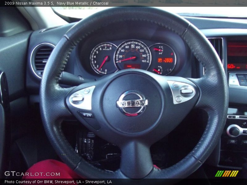 Navy Blue Metallic / Charcoal 2009 Nissan Maxima 3.5 S