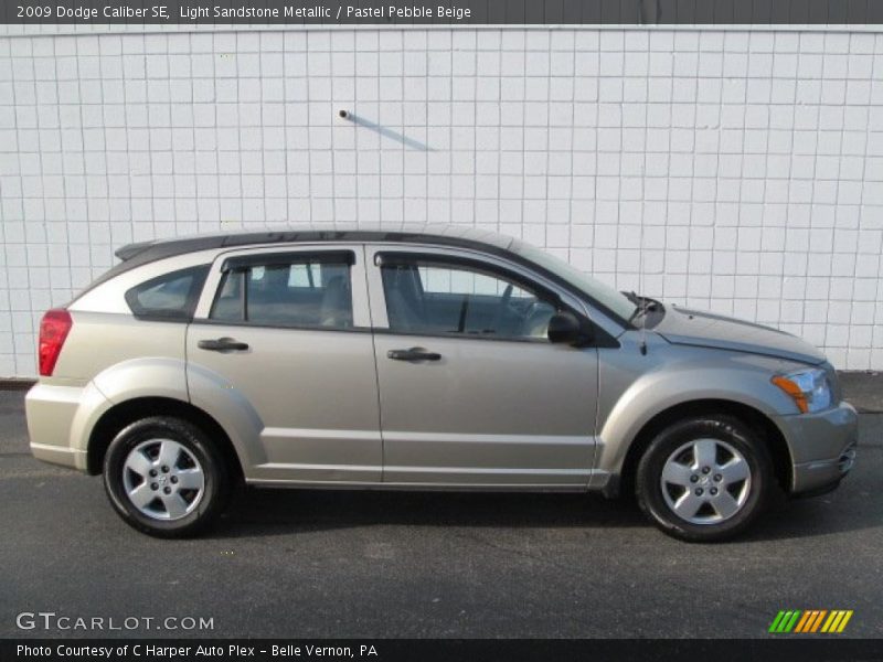 Light Sandstone Metallic / Pastel Pebble Beige 2009 Dodge Caliber SE