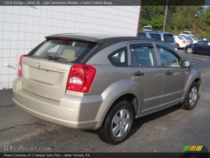 Light Sandstone Metallic / Pastel Pebble Beige 2009 Dodge Caliber SE