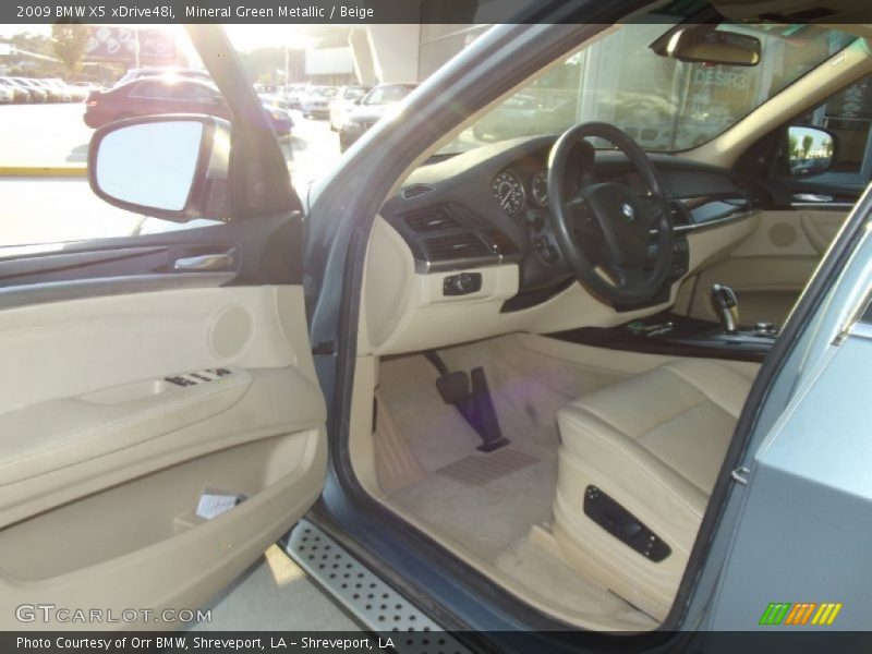 Mineral Green Metallic / Beige 2009 BMW X5 xDrive48i