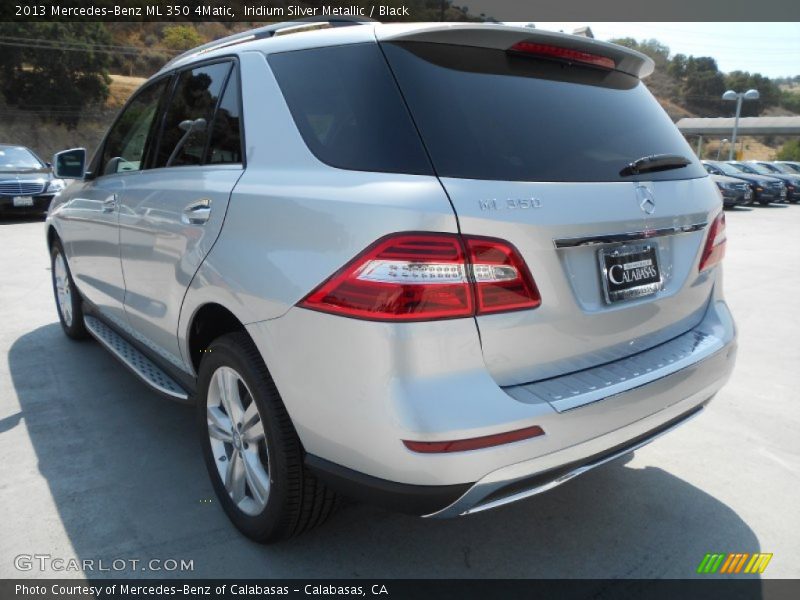 Iridium Silver Metallic / Black 2013 Mercedes-Benz ML 350 4Matic