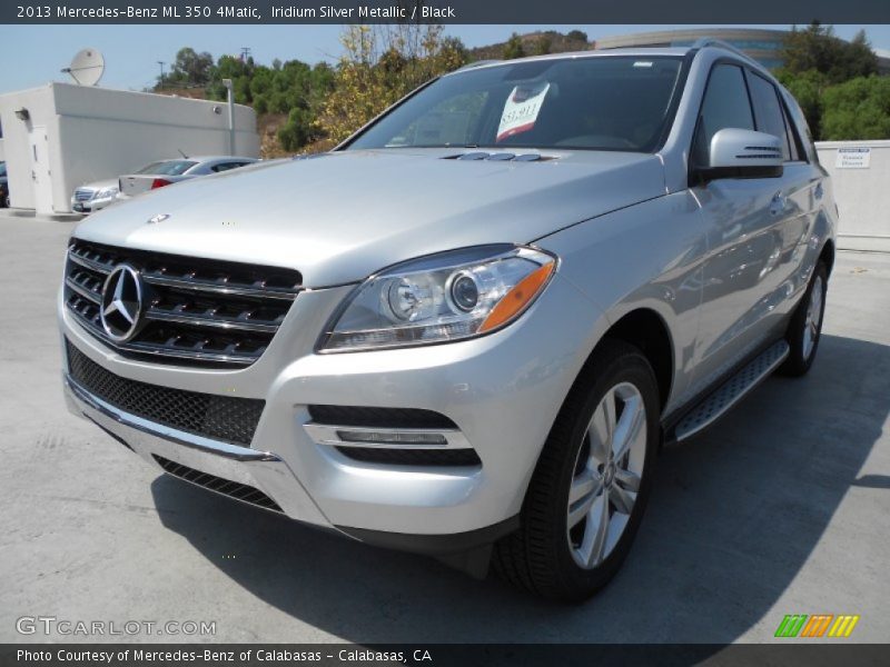 Iridium Silver Metallic / Black 2013 Mercedes-Benz ML 350 4Matic