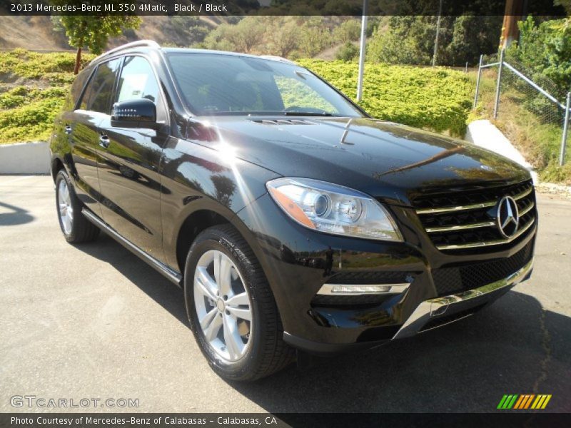 Black / Black 2013 Mercedes-Benz ML 350 4Matic