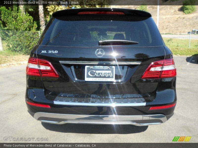 Black / Black 2013 Mercedes-Benz ML 350 4Matic