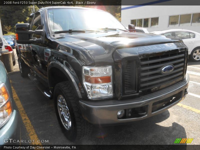 Black / Ebony 2008 Ford F250 Super Duty FX4 SuperCab 4x4