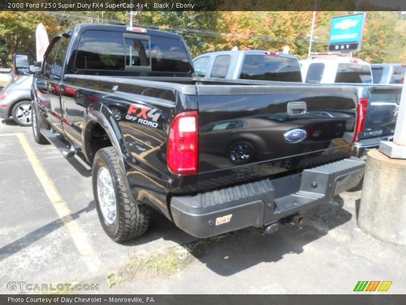 Black / Ebony 2008 Ford F250 Super Duty FX4 SuperCab 4x4