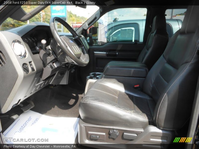 Black / Ebony 2008 Ford F250 Super Duty FX4 SuperCab 4x4