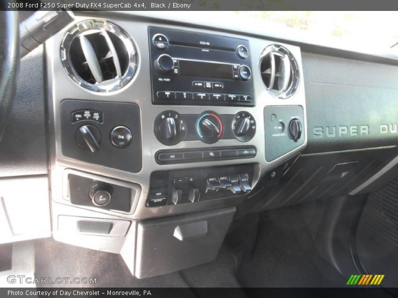 Black / Ebony 2008 Ford F250 Super Duty FX4 SuperCab 4x4
