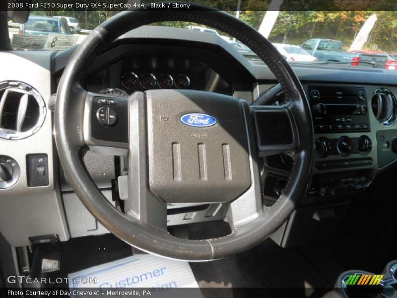 Black / Ebony 2008 Ford F250 Super Duty FX4 SuperCab 4x4
