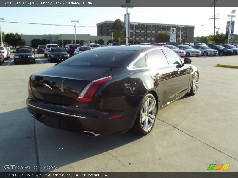Ebony Black / Cashew/Truffle 2011 Jaguar XJ XJL