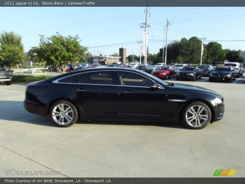 Ebony Black / Cashew/Truffle 2011 Jaguar XJ XJL