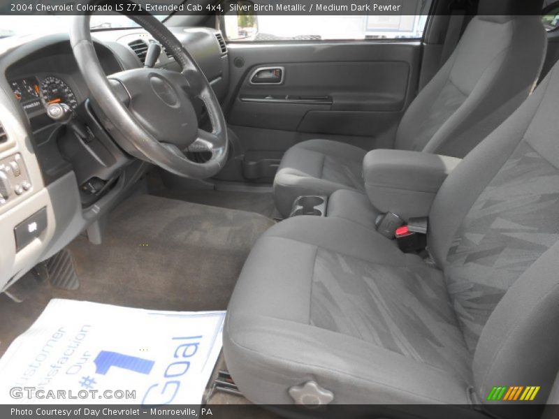 Silver Birch Metallic / Medium Dark Pewter 2004 Chevrolet Colorado LS Z71 Extended Cab 4x4