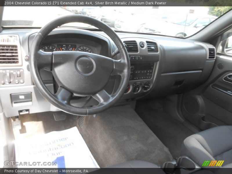 Silver Birch Metallic / Medium Dark Pewter 2004 Chevrolet Colorado LS Z71 Extended Cab 4x4