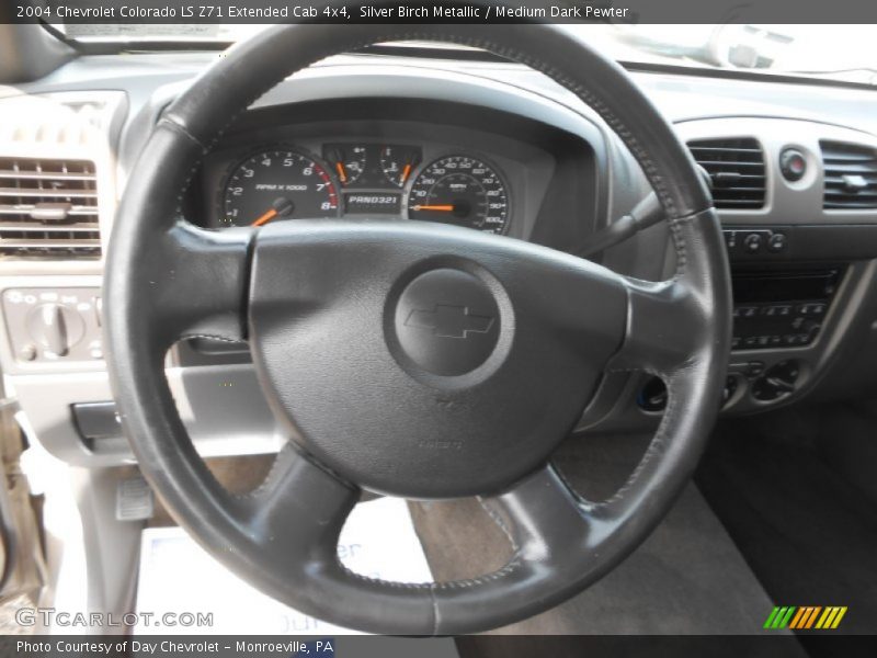 Silver Birch Metallic / Medium Dark Pewter 2004 Chevrolet Colorado LS Z71 Extended Cab 4x4