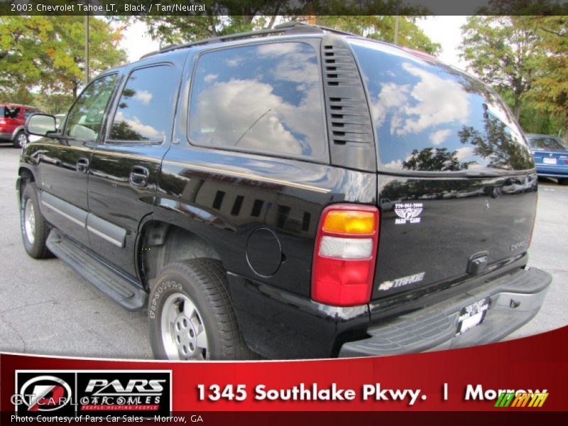 Black / Tan/Neutral 2003 Chevrolet Tahoe LT