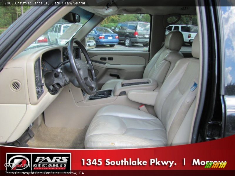 Black / Tan/Neutral 2003 Chevrolet Tahoe LT