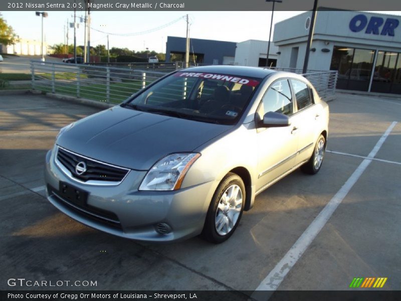 Magnetic Gray Metallic / Charcoal 2012 Nissan Sentra 2.0 S
