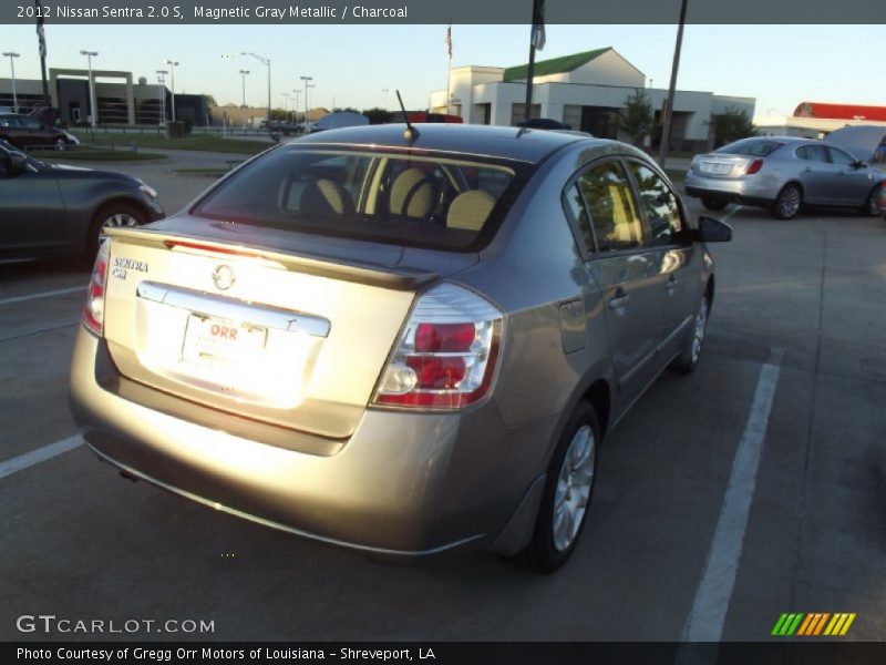Magnetic Gray Metallic / Charcoal 2012 Nissan Sentra 2.0 S