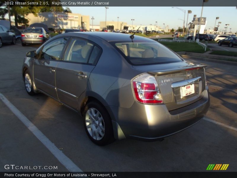 Magnetic Gray Metallic / Charcoal 2012 Nissan Sentra 2.0 S