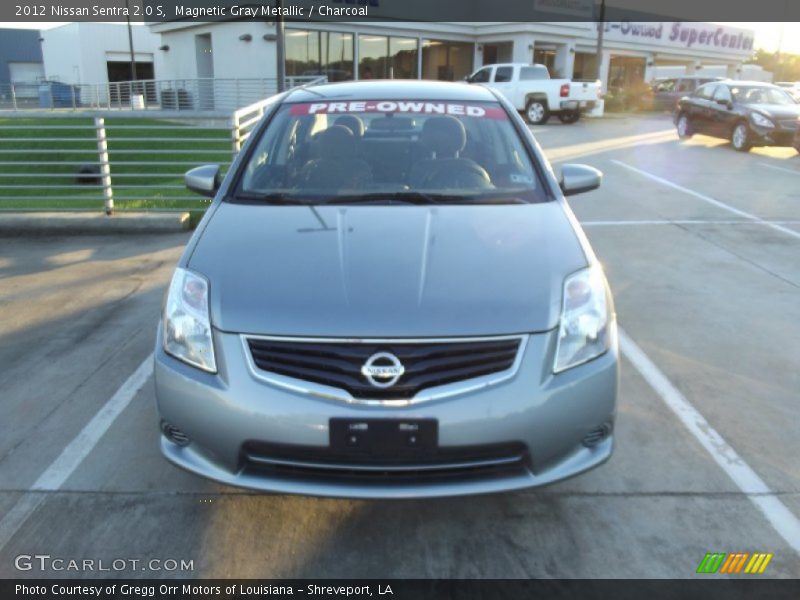 Magnetic Gray Metallic / Charcoal 2012 Nissan Sentra 2.0 S