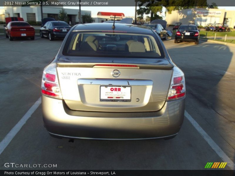 Magnetic Gray Metallic / Charcoal 2012 Nissan Sentra 2.0 S