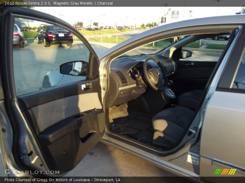 Magnetic Gray Metallic / Charcoal 2012 Nissan Sentra 2.0 S