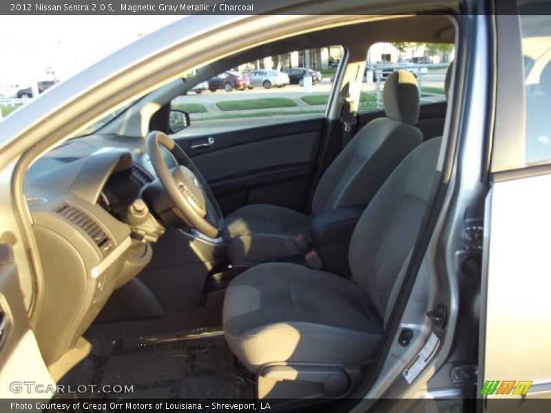 Magnetic Gray Metallic / Charcoal 2012 Nissan Sentra 2.0 S