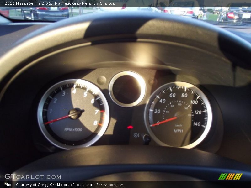 Magnetic Gray Metallic / Charcoal 2012 Nissan Sentra 2.0 S