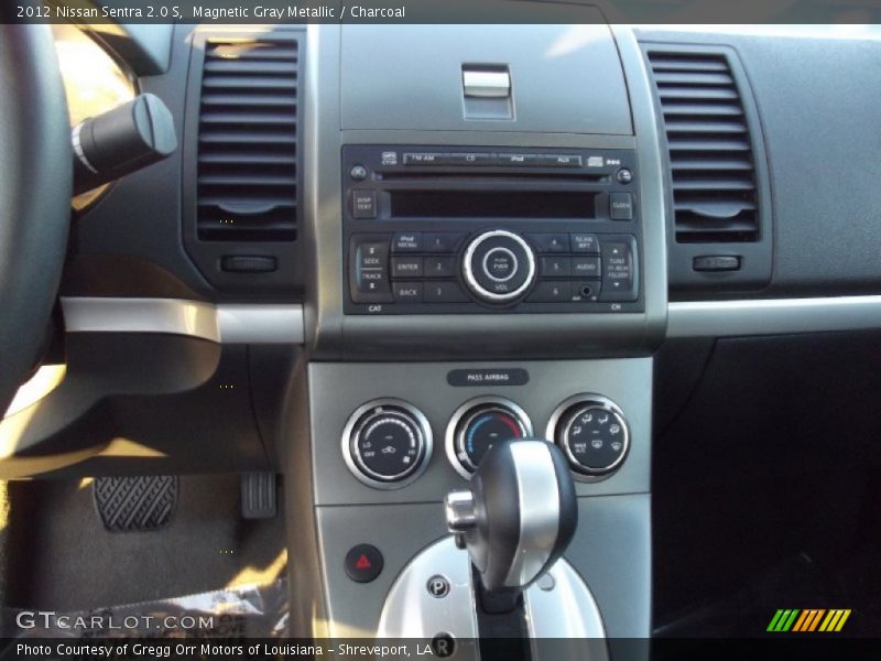 Magnetic Gray Metallic / Charcoal 2012 Nissan Sentra 2.0 S