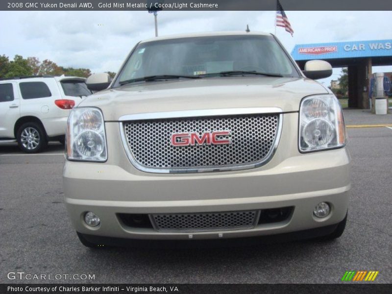 Gold Mist Metallic / Cocoa/Light Cashmere 2008 GMC Yukon Denali AWD