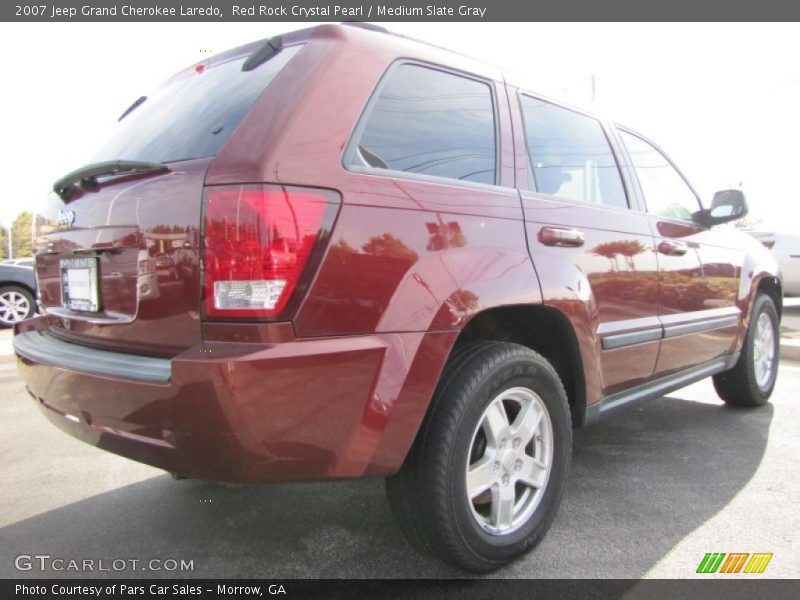 Red Rock Crystal Pearl / Medium Slate Gray 2007 Jeep Grand Cherokee Laredo