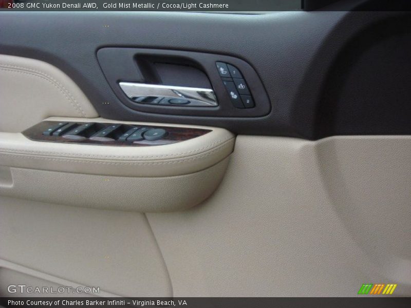 Gold Mist Metallic / Cocoa/Light Cashmere 2008 GMC Yukon Denali AWD