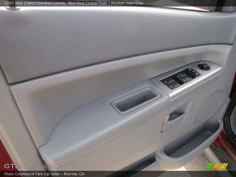 Red Rock Crystal Pearl / Medium Slate Gray 2007 Jeep Grand Cherokee Laredo
