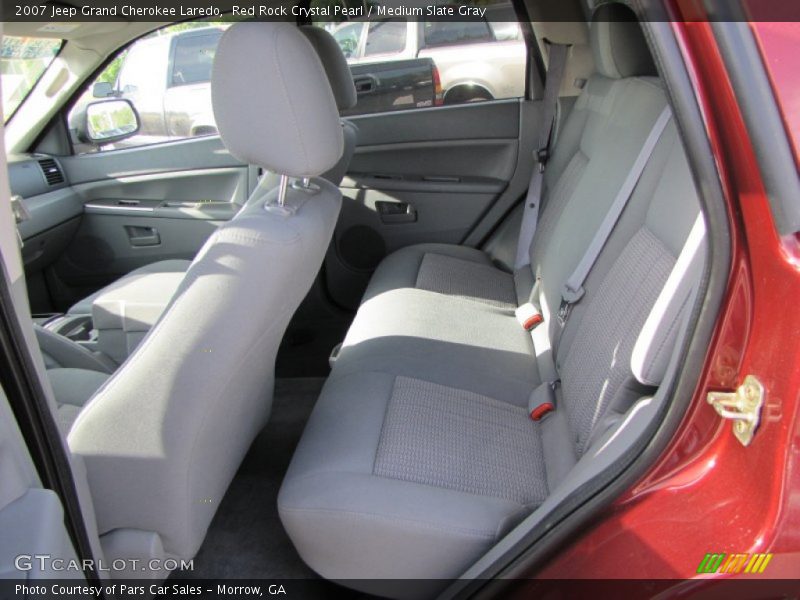 Red Rock Crystal Pearl / Medium Slate Gray 2007 Jeep Grand Cherokee Laredo