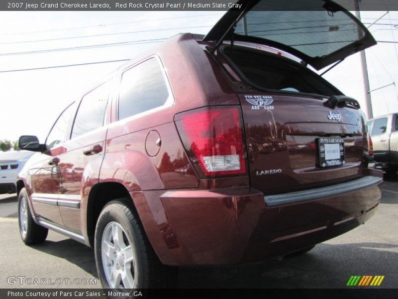 Red Rock Crystal Pearl / Medium Slate Gray 2007 Jeep Grand Cherokee Laredo