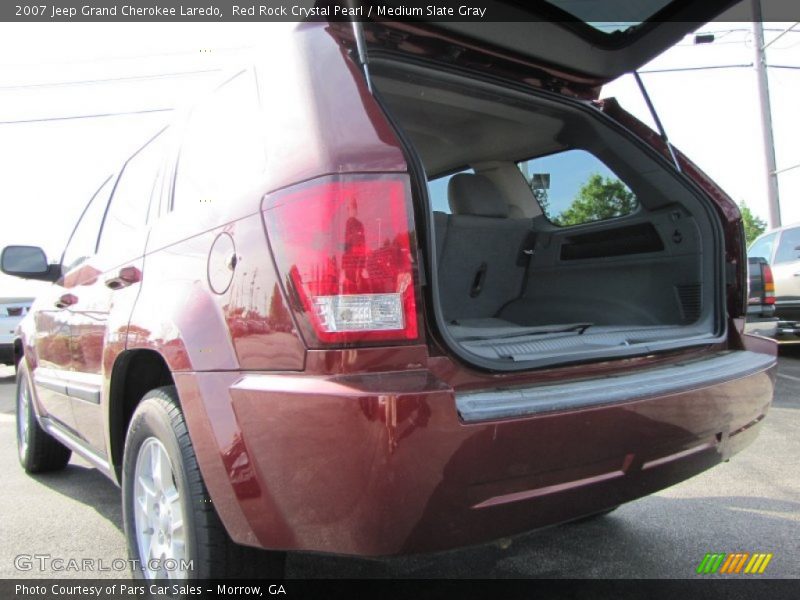 Red Rock Crystal Pearl / Medium Slate Gray 2007 Jeep Grand Cherokee Laredo