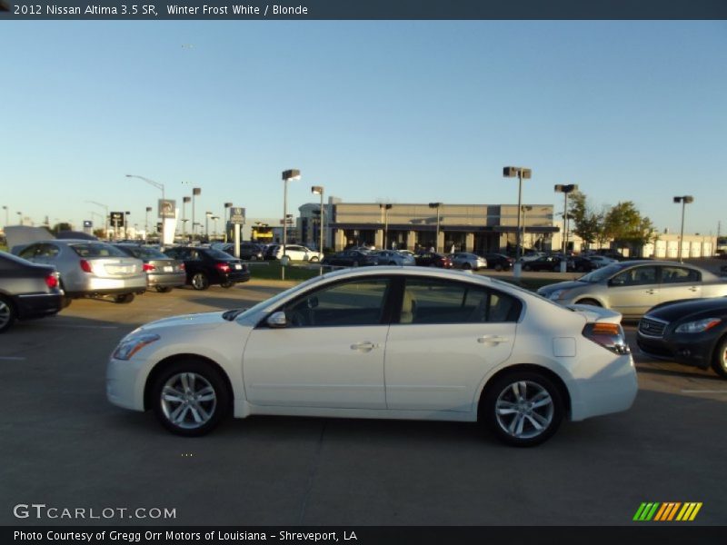 Winter Frost White / Blonde 2012 Nissan Altima 3.5 SR