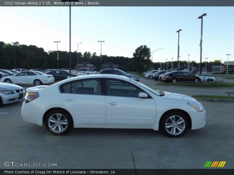 Winter Frost White / Blonde 2012 Nissan Altima 3.5 SR