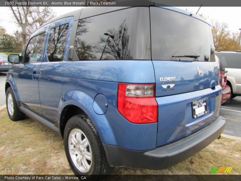 Atomic Blue Metallic / Black/Titanium 2007 Honda Element EX
