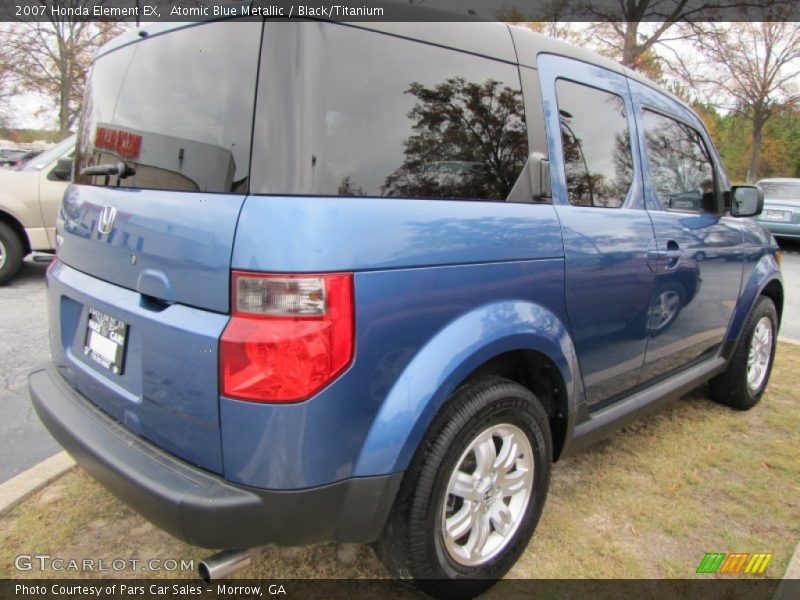 Atomic Blue Metallic / Black/Titanium 2007 Honda Element EX