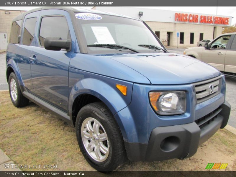 Atomic Blue Metallic / Black/Titanium 2007 Honda Element EX