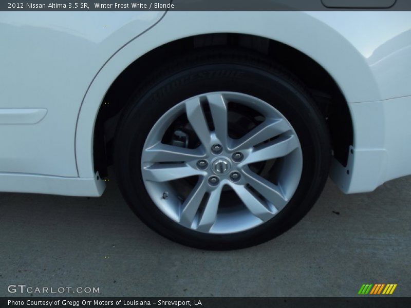 Winter Frost White / Blonde 2012 Nissan Altima 3.5 SR