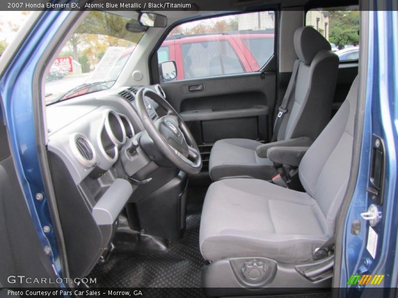  2007 Element EX Black/Titanium Interior