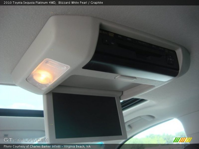 Blizzard White Pearl / Graphite 2010 Toyota Sequoia Platinum 4WD