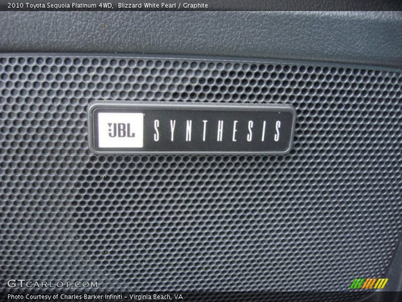 Blizzard White Pearl / Graphite 2010 Toyota Sequoia Platinum 4WD