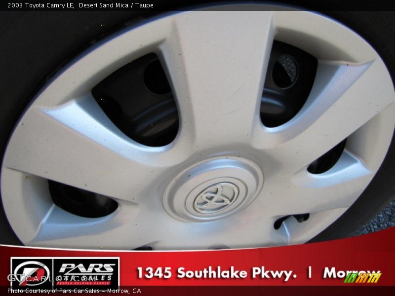 Desert Sand Mica / Taupe 2003 Toyota Camry LE
